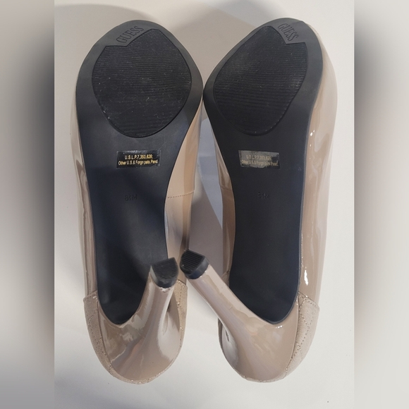 Guess Stilettos Heels Open Toe Sandals 8.5 M Beige - Picture 5 of 5